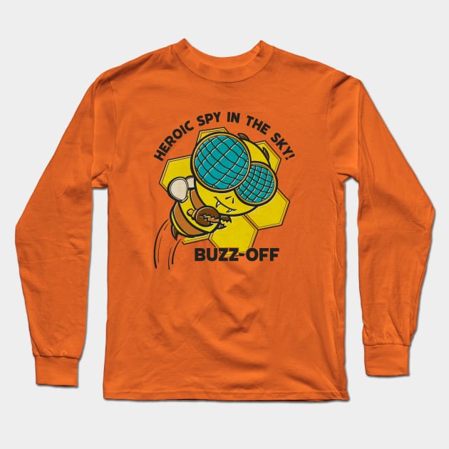 Adorable Buzz Off He Man Toy 1980 Long Sleeve T-Shirt by Chris Nixt